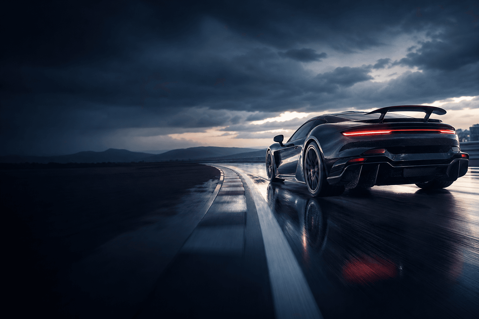 Technology product launch visual with a high-energy modern setting