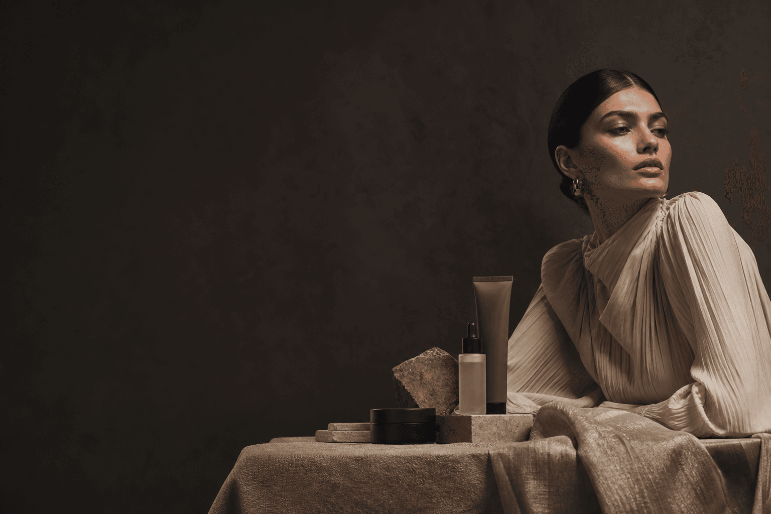 Consumer products staged for a high-velocity social content program